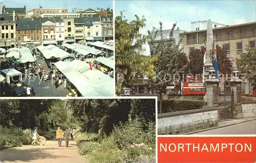 Northampton Market Square Flower Walk Abington Park Kat. Northampton