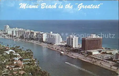 Miami Beach Fliegeraufnahme Hotel Apartments fabulous  Kat. Miami Beach