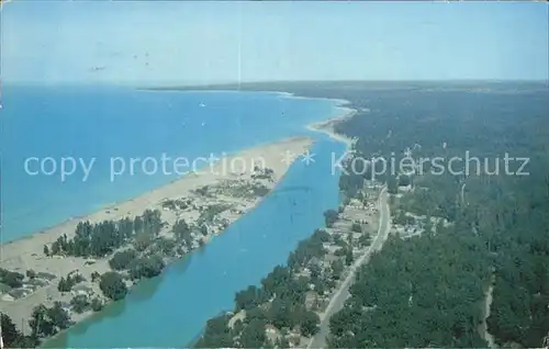 Wasaga Beach Nottawasaga River Georgian Bay Fliegeraufnahme  Kat. Wasaga Beach