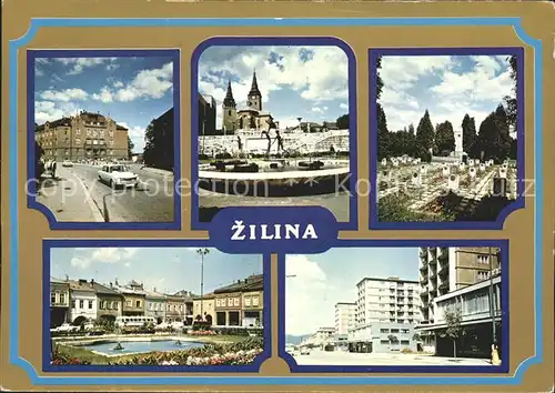 Zilina VSD Fontana SNP Cintorin CA Dukelske namestie  Kat. Zilina