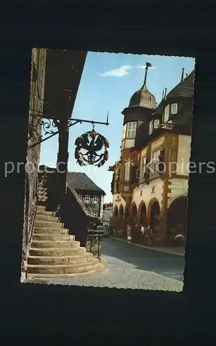 Goslar Rathaustreppe  Kat. Goslar