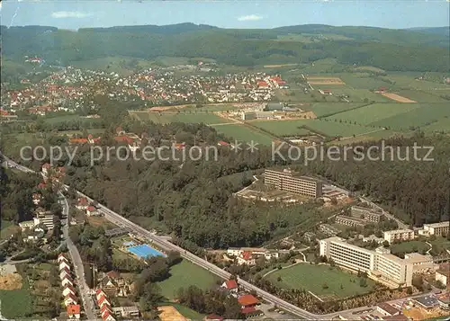 Bad Driburg Fliegeraufnahme Sanatorium Berlin BfA Fachklinik Rosenberg  Kat. Bad Driburg