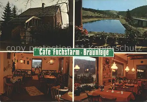 Braunlage Cafe Fuchsfarm Kat. Braunlage Harz