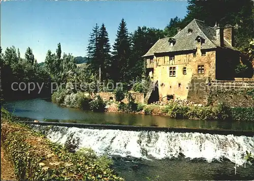 Conques Aveyron Gentilhommiere XVII siecle Moulin Sagnes  Kat. Conques