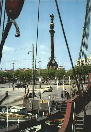 Barcelona Cataluna Puerta de la Paz Monumento Colon  Kat. Barcelona