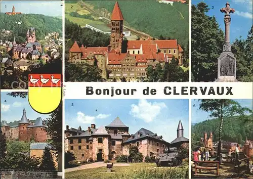 Clervaux Abbaye Monument Guerre Paysans Chateau  Kat. Clervaux