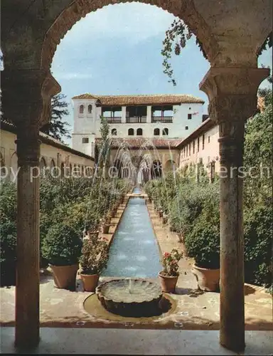 Granada Andalucia Jardin Genera  Kat. Granada