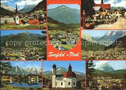 Seefeld Tirol Wetterstein  Karwendelgebirge Wildsee Hocheder Kat. Seefeld in Tirol
