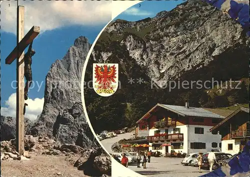 Kirchdorf Tirol Stripsenjochkreuz Predigstuhl Griesneralm Unterkuftshaus Kat. Kirchdorf in Tirol Wilder Kaiser