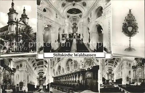 Waldsassen Stiftskirche Inneres Details Kat. Waldsassen