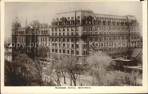 Montreal Quebec Windsor Hotel Kat. Montreal