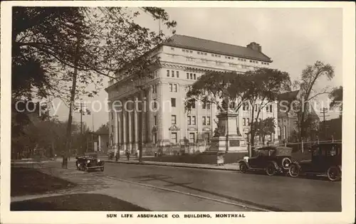 Montreal Quebec Sun Life Assurance Co Building Kat. Montreal