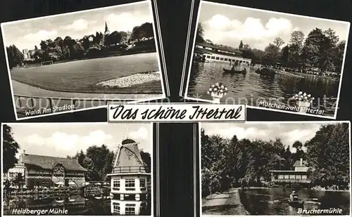 Solingen Wald Am Stadion Maerchenwald Ittertal Heidberger Muehle Bruchermuehle Kat. Solingen