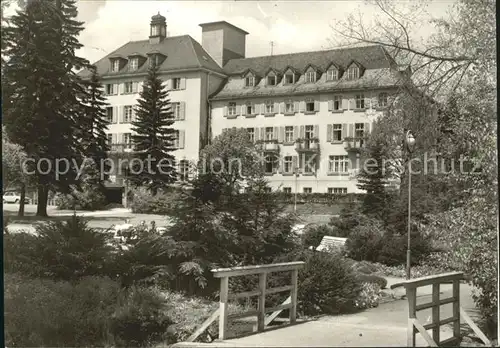 Bad Brambach Sanatorium Joliot Curie Haus Kat. Bad Brambach