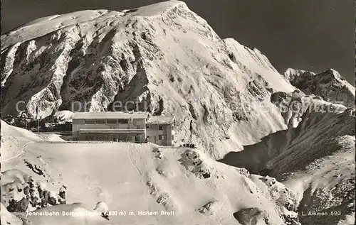 Berchtesgaden Jennerbahn Berggasthaus mit Hohem Brett Kat. Berchtesgaden