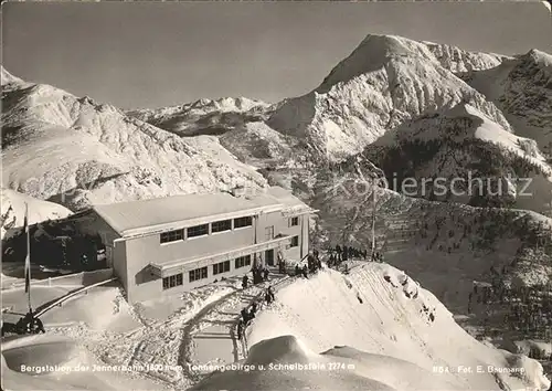 Berchtesgaden Jennerbahn Bergstation Tennengebirge und Scheibstein Kat. Berchtesgaden