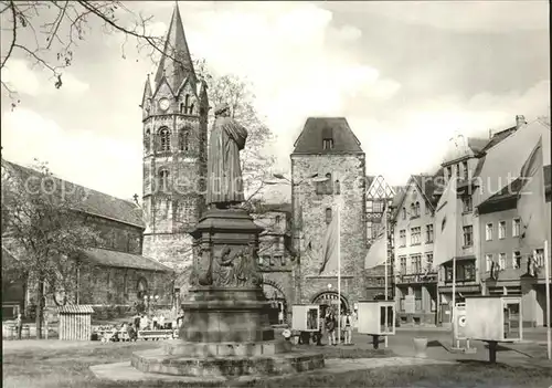 Wartburg Eisenach Lutherdenkmal Nikolaikirche Nikolaitor Kat. Eisenach