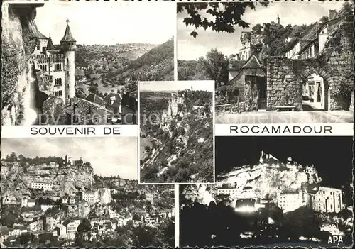 Rocamadour Teilansichten Kat. Rocamadour