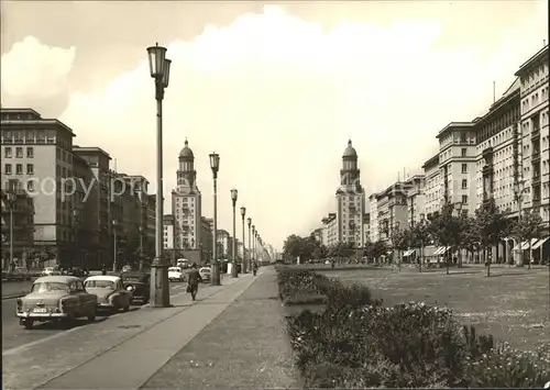 Berlin Frankfurter Allee mit Frankfurter Tor Kat. Berlin