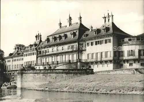 Dresden Schloss Pillnitz Wasserpalais an der Elbe Kat. Dresden Elbe