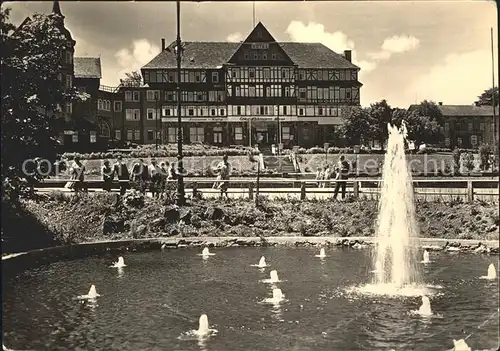 Oberhof Thueringen Ernst Thaelmann Haus Brunnen Fontaene Kat. Oberhof Thueringen