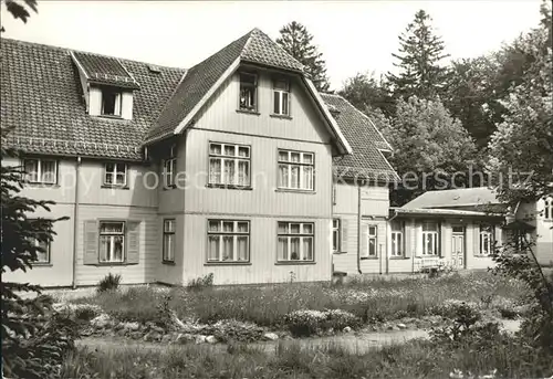 Elbingerode Harz Diakonissen Mutterhaus Haus Birke Kat. Elbingerode Harz