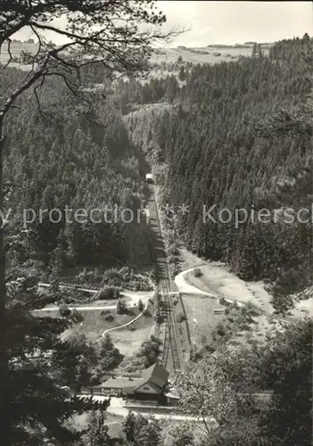 Lichtenhain Bergbahn Oberweissbacher Bergbahn Kat. Oberweissbach Thueringer Wald