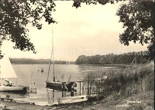 Lehnitz Seepartie Segelboote Kat. Oranienburg