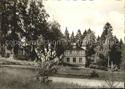 Schleusingen Waldhaus Reichsbahn Ferienheim Kat. Schleusingen