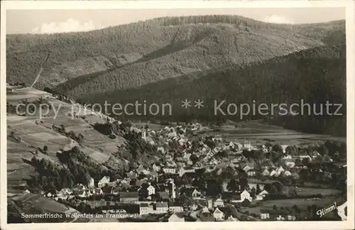 Wallenfels Oberfranken Stadtansicht Kat. Wallenfels