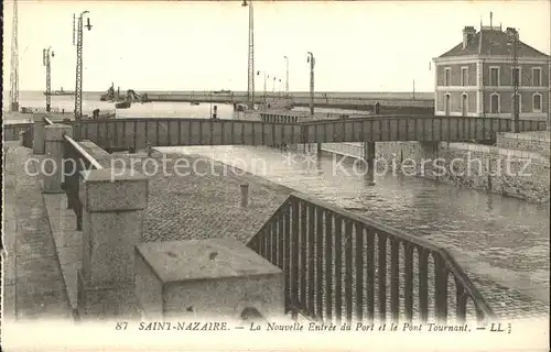 Saint Nazaire Loire Atlantique La Nouvelle Entree du Port Pont Tournant Kat. Saint Nazaire