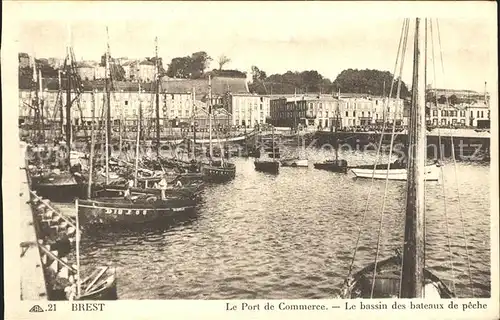 Brest Finistere Le Port de Commerce Kat. Brest