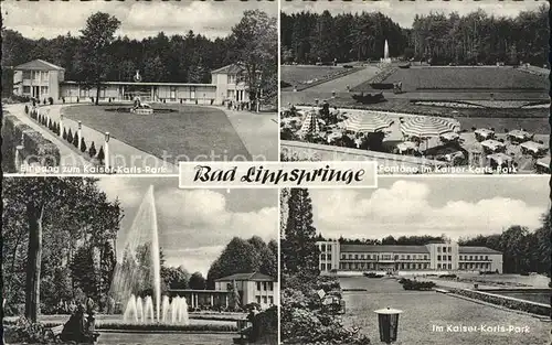 Bad Lippspringe Kaiser  Karls  Park  Kat. Bad Lippspringe