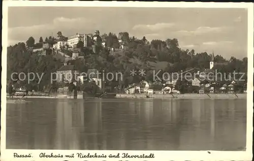 Passau Oberhaus mit Niederhaus und Inselvorstadt Kat. Passau