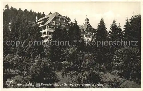Freudenstadt Schwarzwaldhotel Waldlust Kat. Freudenstadt