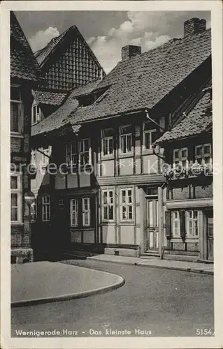 Wernigerode Harz Das kleinste Haus Kat. Wernigerode