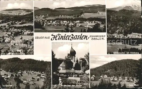 Hinterzarten Feldberg Teilansicht Kirche Kat. Hinterzarten