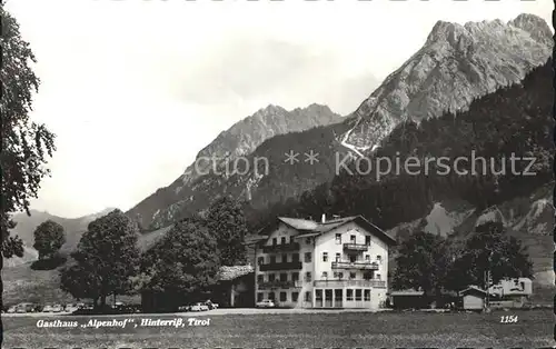 Hinterriss Tirol Gasthaus Alpenhof Kat. Vomp