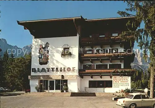 Going Wilden Kaiser Tirol Sporthotel  Pension Blatthof Kat. Going am Wilden Kaiser