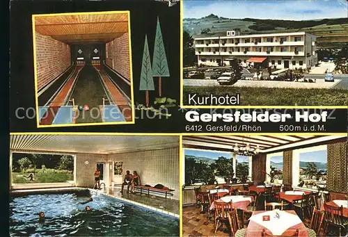 Gersfeld Rhoen Kurhotel Gersfelder Hof Kat. Gersfeld (Rhoen)