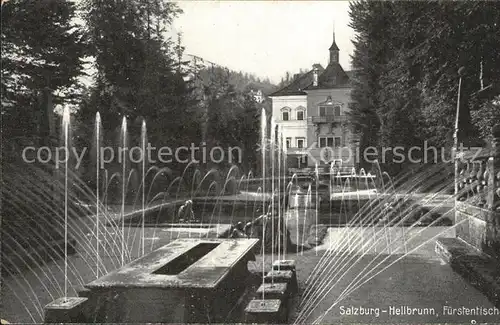 Hellbrunn Fuerstentisch Kat. Salzburg