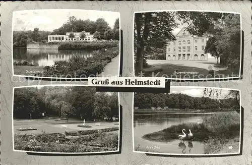 Helmstedt Quellenhof Kurpark Brunnentheater Kat. Helmstedt