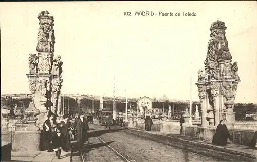 Madrid Spain Puente de Toledo Kat. Madrid