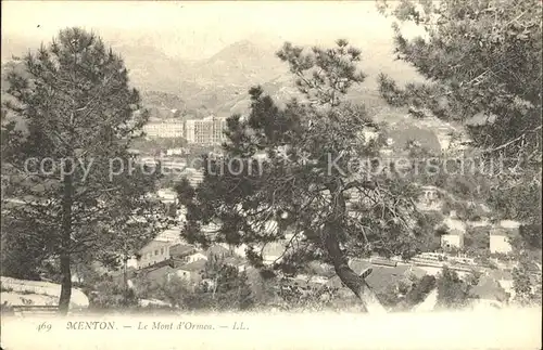 Menton Alpes Maritimes Le Mont d`Ormen Kat. Menton