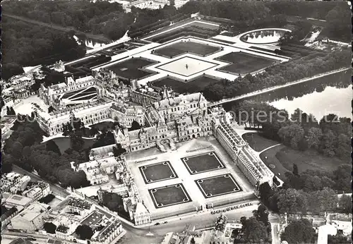 Fontainebleau Seine et Marne Fliegeraufnahme Chateau Kat. Fontainebleau