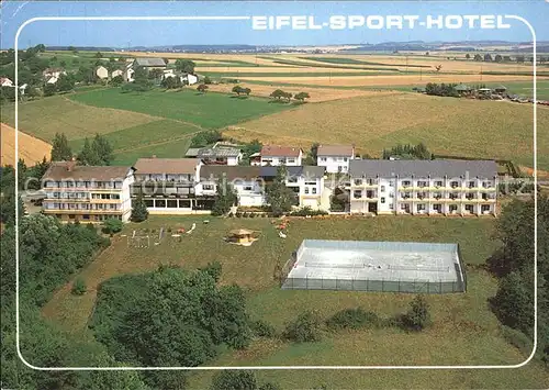 Gondorf Bitburg Fliegeraufnahme Eifel Sport Hotel Kat. Gondorf