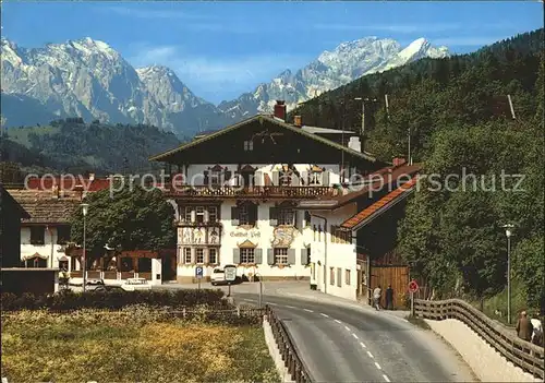 Wallgau Hotel Gasthof Post Kat. Wallgau