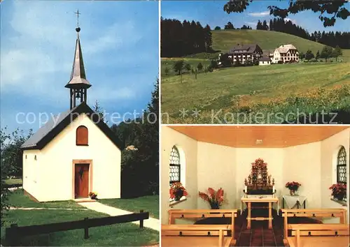 Neuhaeusle Gasthaus Metzgerei zur Sonne Kapelle Kat. St. Maergen