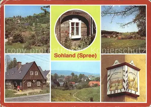 Sohland Spree Oberdorf Heimatmuseum Sonnenuhr Kat. Sohland Spree