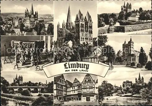 Limburg Lahn Dom und Schloss Kat. Limburg a.d. Lahn